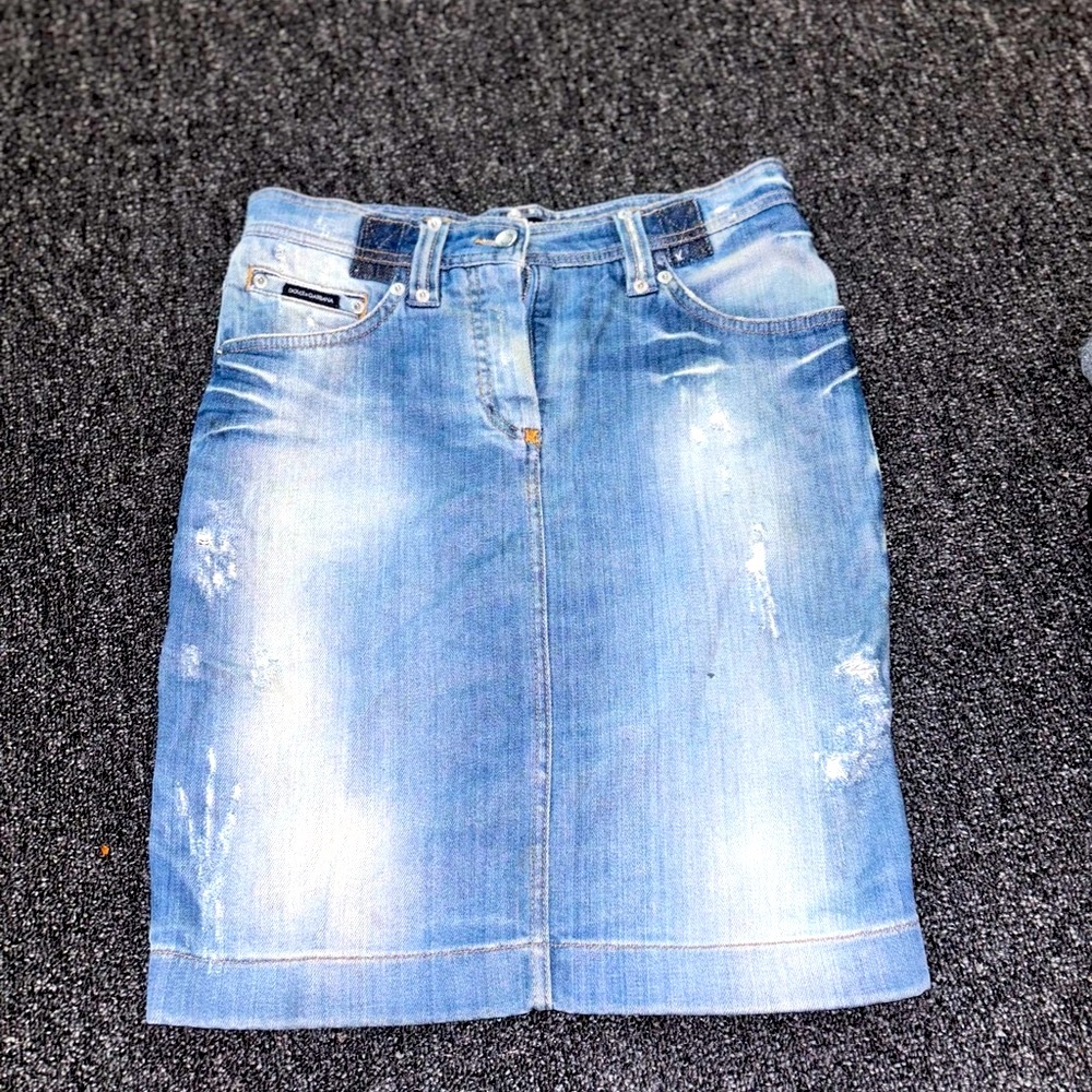Dolce and Gabbana Jean Skirt